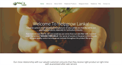 Desktop Screenshot of helpgrowlanka.com